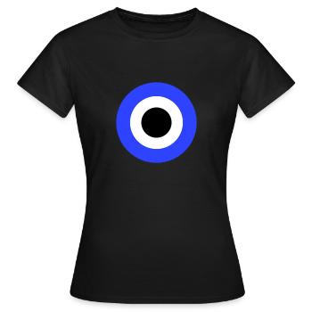 INTER ULTRAS - Frauen T-Shirt - Schwarz - Vorne - AI Model Female 172 dark (172cm)