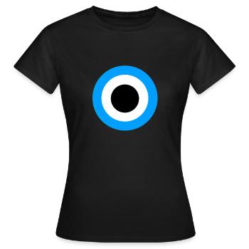 NAPOLI ULTRAS - Frauen T-Shirt - Schwarz - Vorne - AI Model Female 172 dark (172cm)