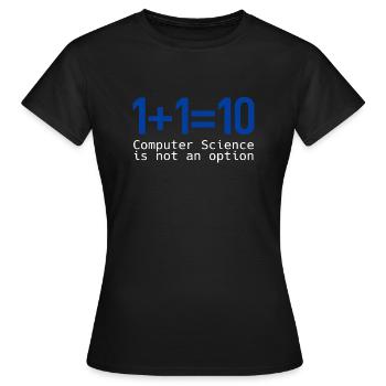 Programmeur - T-shirt Femme - noir - Devant - AI Model Female 172 dark (172cm)