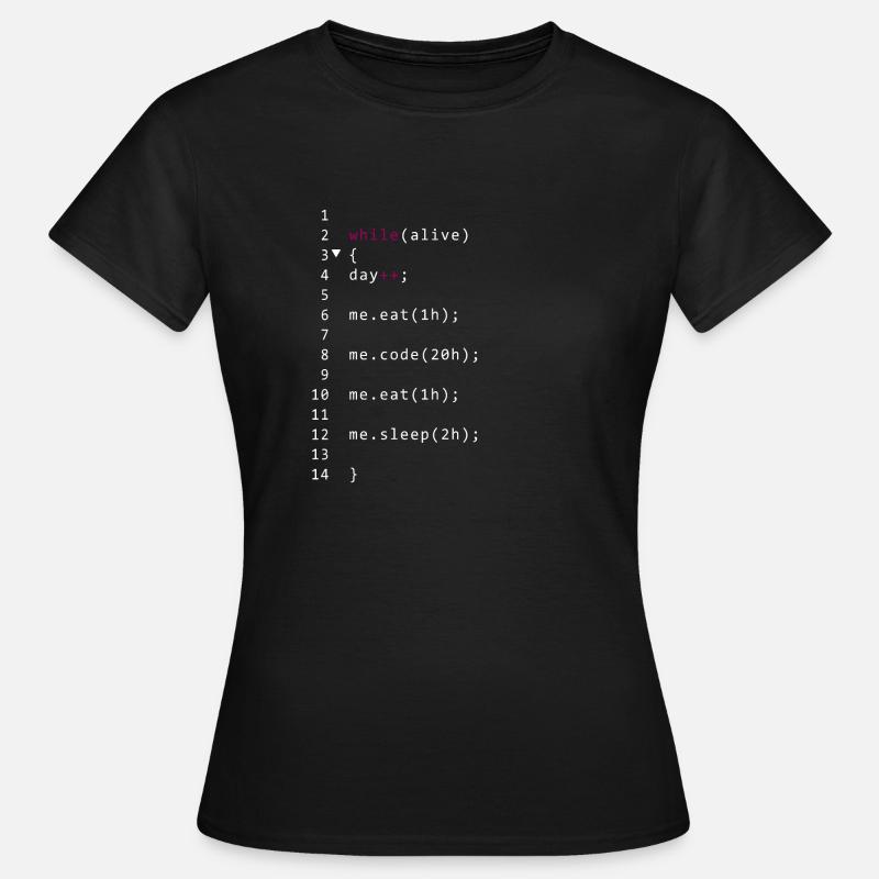 Code vivant - T-shirt Femme - noir