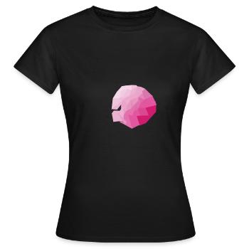 Pink - Women's T-Shirt - black - Front - AI Model Female 172 dark (172cm)