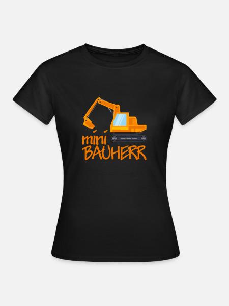 Bauherr Hausbau Geschenk - Frauen T-Shirt - Schwarz