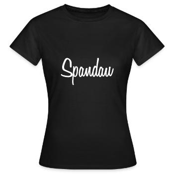 Spandau - T-shirt Femme - noir - Devant - AI Model Female 172 dark (172cm)