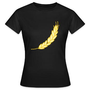 Ear of wheat - Women's T-Shirt - black - Front - AI Model Female 172 dark (172cm)