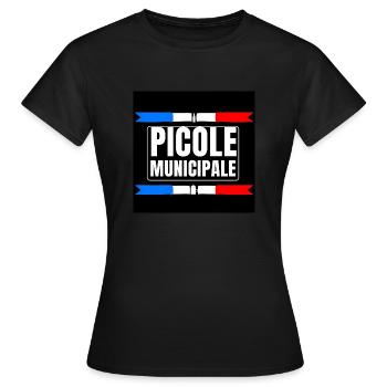 Municipal Picole - Women's T-Shirt - black - Front - AI Model Female 172 dark (172cm)