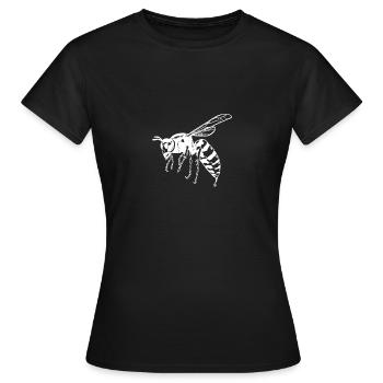 Guêpe - T-shirt Femme - noir - Devant - AI Model Female 172 dark (172cm)