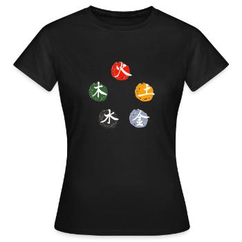 MTC-Gezeugungszyklus - Frauen T-Shirt - Schwarz - Vorne - AI Model Female 172 dark (172cm)
