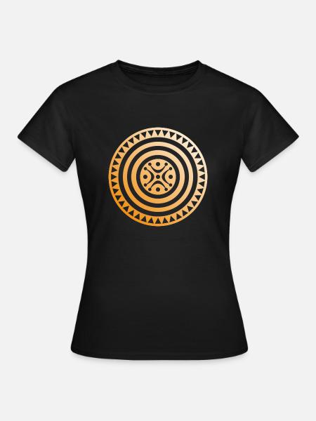 ESTELA DE CANTABRIA ORO - Frauen T-Shirt - Schwarz