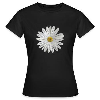 Love, love, amour, love - Women's T-Shirt - black - Front - AI Model Female 172 dark (172cm)