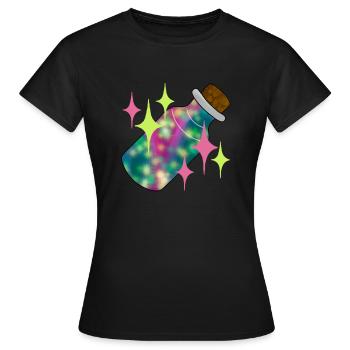 poussière de fée - T-shirt Femme - noir - Devant - AI Model Female 172 dark (172cm)