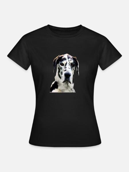 Deutsche Dogge - Frauen T-Shirt - Schwarz