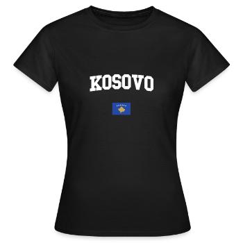 KOSOVO - T-shirt Femme - noir - Devant - AI Model Female 172 dark (172cm)
