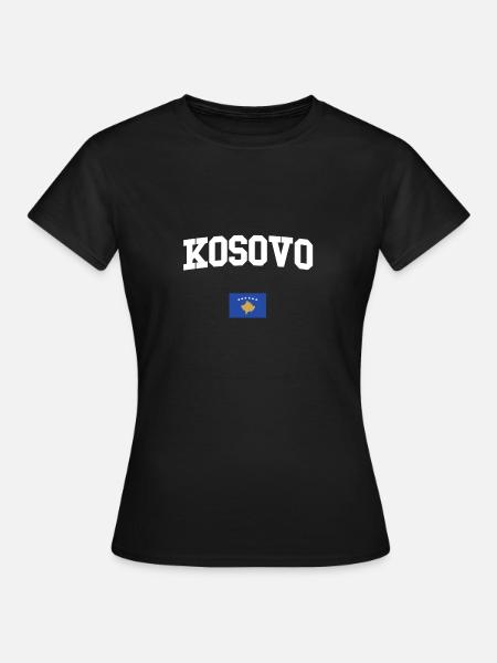 KOSOVO - Frauen T-Shirt - Schwarz