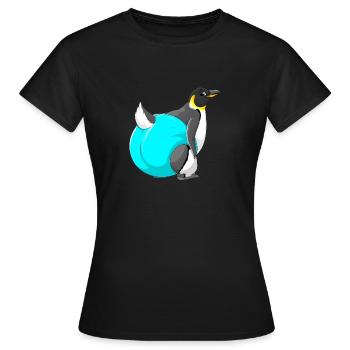 empereur speedo cyan - T-shirt Femme - noir - Devant - AI Model Female 172 dark (172cm)