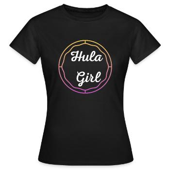 Hula Girl Reifen - Frauen T-Shirt - Schwarz - Vorne - AI Model Female 172 dark (172cm)