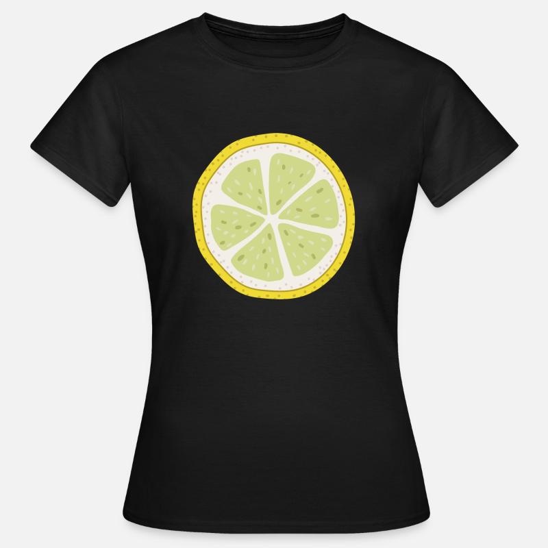limone - Maglietta da donna - nero