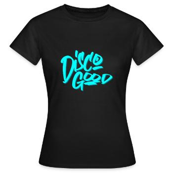 Disco Bon - T-shirt Femme - noir - Devant - AI Model Female 172 dark (172cm)