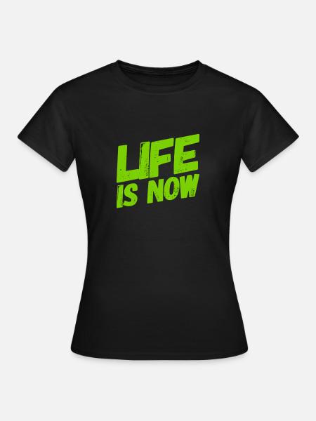 carpe diem - Frauen T-Shirt - Schwarz