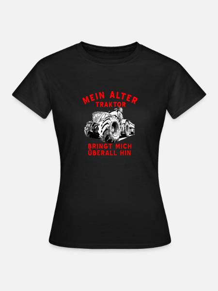 Traktor - Frauen T-Shirt - Schwarz
