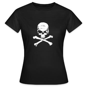 pirate - T-shirt Femme - noir - Devant - AI Model Female 172 dark (172cm)