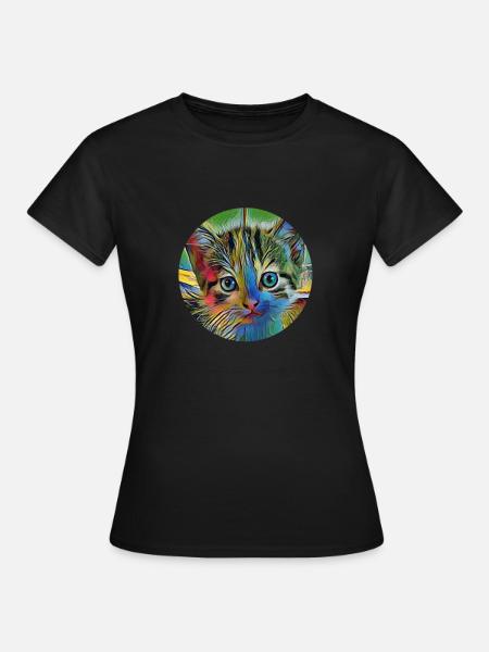 cat - Women's T-Shirt - black