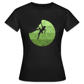 Climbing - T-shirt Femme - noir - Devant - AI Model Female 172 dark (172cm)