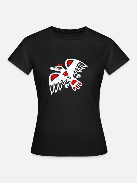 Haida Eagle Icon Grappig Cadeau Idee - Vrouwen T-shirt - zwart