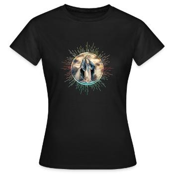 Maria Madonna - T-shirt Femme - noir - Devant - AI Model Female 172 dark (172cm)