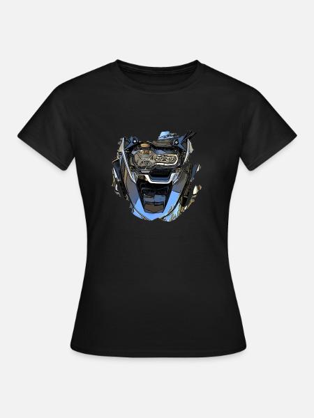 Motorradschnauze - Frauen T-Shirt - Schwarz