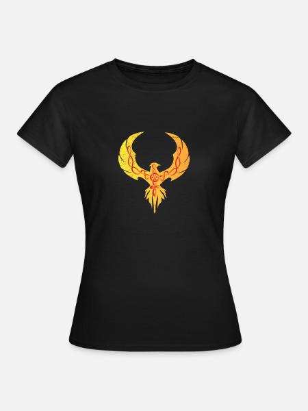Keltisches Symbol Phönix Tattoo Celtic Knot Gift - Frauen T-Shirt - Schwarz