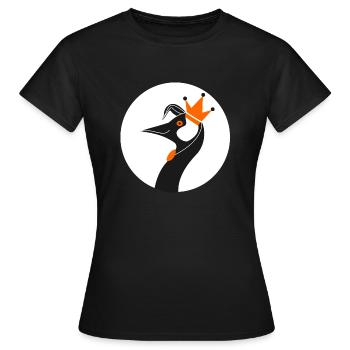 Grue - T-shirt Femme - noir - Devant - AI Model Female 172 dark (172cm)