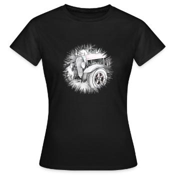Hot Rod - T-shirt Femme - noir - Devant - AI Model Female 172 dark (172cm)