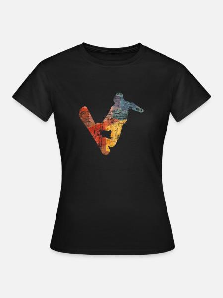 Snowboarding Snowboarder - Women's T-Shirt - black