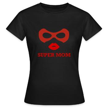 Super maman, maman de l'année - T-shirt Femme - noir - Devant - AI Model Female 172 dark (172cm)