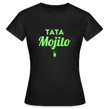 Tata Mojito vert - T-shirt Femme - noir - Devant - AI Model Female 172 dark (172cm)