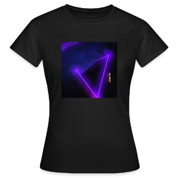 Purple Feeling #2 - Frauen T-Shirt - Schwarz - Vorne - AI Model Female 172 dark (172cm)