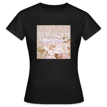 ST MARY MEAD "HELLO MISS MARPLE"- MUG TEA - T-shirt Femme - noir - Devant - AI Model Female 172 dark (172cm)