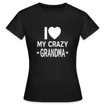 Granny - Women's T-Shirt - black - Front - AI Model Female 172 dark (172cm)