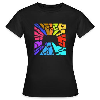 Controller - Frauen T-Shirt - Schwarz - Vorne - AI Model Female 172 dark (172cm)