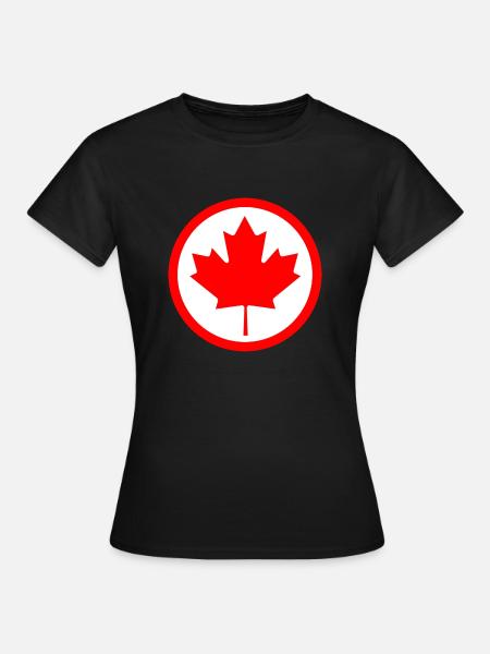 Canadas Maple Leaf - Frauen T-Shirt - Schwarz