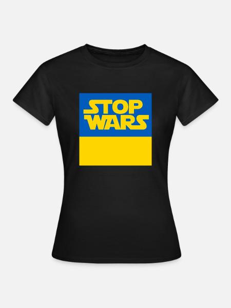 Ukraine - T-shirt Femme - noir