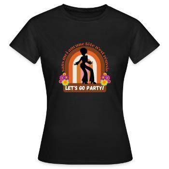 Ohne mich ist keine Partei erfolgreich - Frauen T-Shirt - Schwarz - Vorne - AI Model Female 172 dark (172cm)