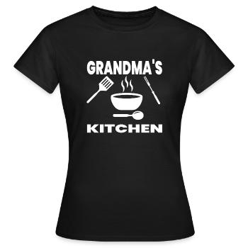 Granny - Women's T-Shirt - black - Front - AI Model Female 172 dark (172cm)