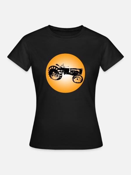 Traktor - Frauen T-Shirt - Schwarz