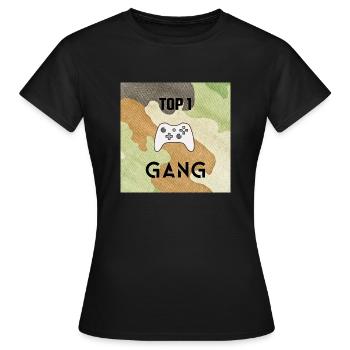 DIE TOP 1 - Frauen T-Shirt - Schwarz - Vorne - AI Model Female 172 dark (172cm)