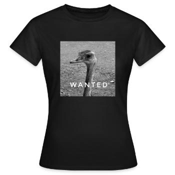 WANTED BIRD - Frauen T-Shirt - Schwarz - Vorne - AI Model Female 172 dark (172cm)