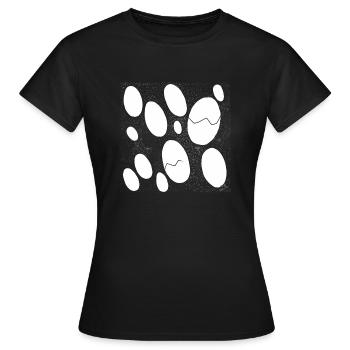 Douze éclosions - T-shirt Femme - noir - Devant - AI Model Female 172 dark (172cm)
