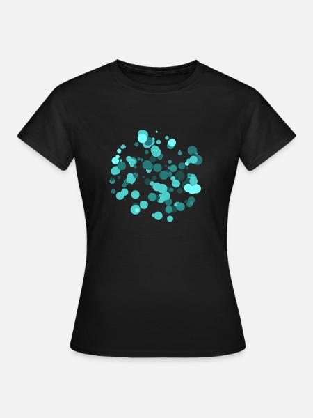 Splash Bubble - Frauen T-Shirt - Schwarz