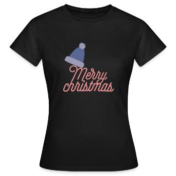 Merry christmas - Frauen T-Shirt - Schwarz - Vorne - AI Model Female 172 dark (172cm)