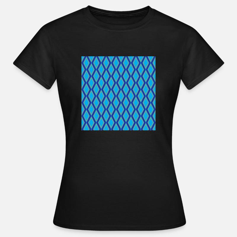 diamond pattern - Women's T-Shirt - black